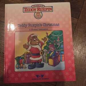 Vintage Teddy Ruxpin "Teddy Ruxpin's Christmas" Book 1986‎ Book Only